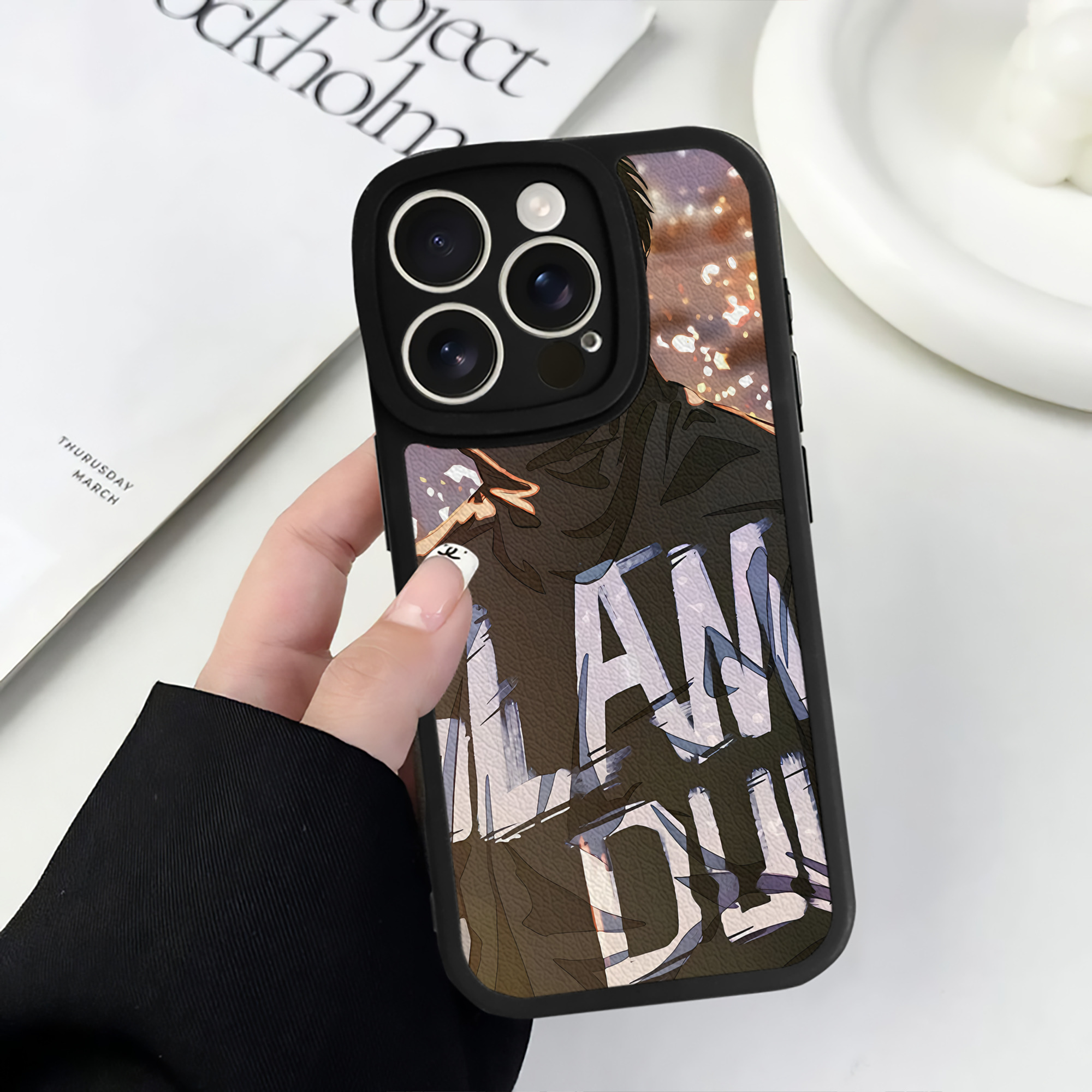 （画像用） SLAM DUNK／スラムダンク 【iPhone 16シリーズ対応】シリコンスマホケース（レザー調） 材質：シリコン